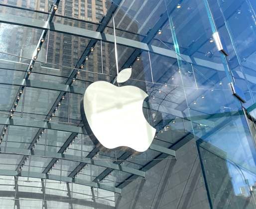 RECORD DATE NOT STATED The Apple Store, New York City The glass building on Broadway in New York City is The Apple Store where customers can interact and purchase Apple products, speak with experts, receive technical support at the Genius Bar, and participate in workshops and events. Copyright: DebxCohn-Orbach 4067_48_DCO24_3_8797