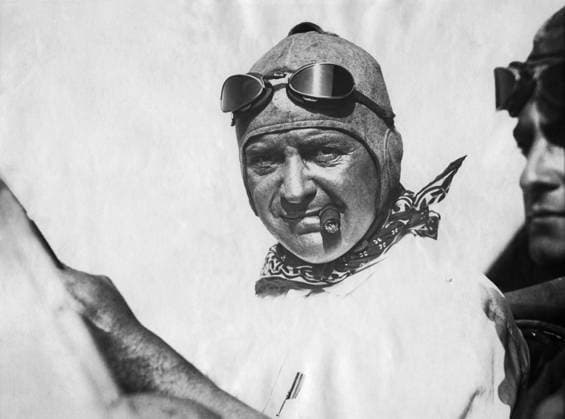RECORD DATE NOT STATED Race Car Driver Barney Oldfield United States, 1913 Barney Oldfield, the best known race car driver in the world, reaffirms his decision to retire from the race game in a letter to the Indianapolis Motor Speedway. Barney refused to enter a car in the Harvest Auto Racing Classic to be held on Sept. 9 on the Indianapolis track. He assured T.E. Myers, general manager, that he would never come East again to enter competition, and said that it was probable that he never would drive even an exhibition mile. The photograph is one of the most recent taken of the 0ld Man of the Race Game , and it is considered one of the best, for it shows every line and gives âˆö close-up view of the cigar which the driver is never with- out. Copyright: Â¬ xUnderwoodxArchives 990_05_8-Auto-R-A_12HR