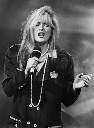 Fischer und Nebel 31.01.1993, Chemnitz, MDR Fernsehstudio Chemnitz Rabenstein, Sängerin Veronika Fischer *** Fischer und Nebel 31 01 1993, Chemnitz, MDR television studio Chemnitz Rabenstein, singer Veronika Fischer