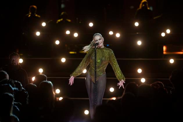 April 3, 2024, Austin, Tx, United States: Country singer and show host KELSEA BALLERINI performs at a Country Music Television (CMT) highlights taping at the South Mall on the University of Texas campus April 3, 2024. The CMT Awards return to Austin, the self-proclaimed Live Music Capital of the World, with a live show on April 7, 2024. Austin United States - ZUMAd150 20240403_znp_d150_065 Copyright: xBobxDaemmrichx