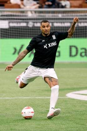 Fußballspieler Kevin Prince Boateng, Team-Manager bei Team Käfigtiger, beim Baller League Final Four im PSD Bank Dome Düsseldorf. Düsseldorf, 08.04.2024 NRW Deutschland Copyright: xChristophxHardtx