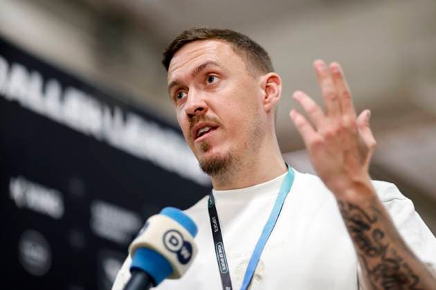 Fußballspieler Max Kruse, Team-Manager bei Team Hollywood United, beim Baller League Final Four im PSD Bank Dome Düsseldorf. Düsseldorf, 08.04.2024 NRW Deutschland Copyright: xChristophxHardtx