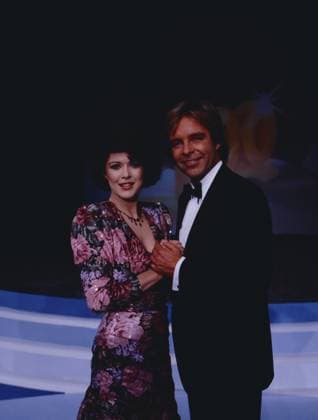 HITS DES JAHRHUNDERTS Hits des Jahrhunderts - Swing und Talk, Musiksendung von 1987, in der Show: Anja Kruse und Thomas Fritsch, Deutschland Copyright: kpa kpa_55050587 EDITORIAL USE ONLY