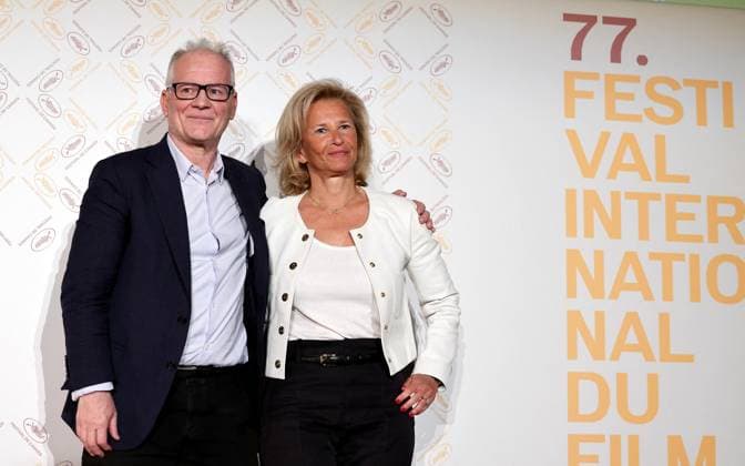 Entertainment Bilder des Tages ConfÃ rence de presse pour annoncer la sÃ lection officielle du 77eme Festival de Cannes Ã l UGC Normandie Ã Paris Thierry FrÃ maux, dÃ lÃ guÃ gÃ nÃ ral du festival de Cannes, Iris Knobloch, prÃ sidente du festival de Cannes lors de la confÃ rence de presse pour annoncer la sÃ lection officielle du 77eme Festival de Cannes Ã l UGC Normandie Ã Paris le 11 avril 2024. Dominique Jacovides Bestimage Press conference to announce the official selection of the 77th Cannes Film Festival at the UGC Normandie in Paris on 11 April 2024. Paris France  Copyright: xDOMINIQUExJACOVIDESx xBESTIMAGExDOMINIQUExJACOVIDESx xBESTIMAGEx