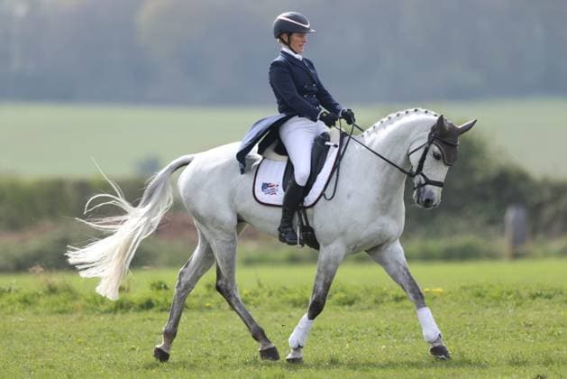Entertainment Themen der Woche KW15 Entertainment Bilder des Tages Zara Tindall takes part in the Barefoot Retreats Burnham Market International Horse Trials today, riding Classicals Euro Star in the dressage discipline of the three-day event in Norfolk. 