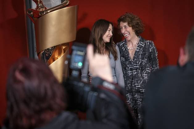 Die DEUTSCHE FILMAKADEMIE lädt zum Nominiertenabend des DEUTSCHEN FILMPREISES 2024 Hannah Herzsprung und Adele Neuhauser Die DEUTSCHE FILMAKADEMIE lädt zum Nominiertenabend des DEUTSCHEN FILMPREISES 2024 in die BAR BRASS in Berlin Copyright: xEventpressxFuhrx