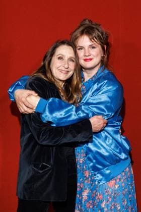 Die DEUTSCHE FILMAKADEMIE lädt zum Nominiertenabend des DEUTSCHEN FILMPREISES 2024 Alina Stiegler und Barbara Philipp beim Lola Nominiertenabend des Deutschen Filmpreises 2024 in der Bar Brass am 13.04.2024 in Berlin. Copyright: xEventpressxKochanx
