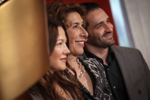 Die DEUTSCHE FILMAKADEMIE lädt zum Nominiertenabend des DEUTSCHEN FILMPREISES 2024 Hannah Herzsprung und Adele Neuhauser und Hassan Akkouch Die DEUTSCHE FILMAKADEMIE lädt zum Nominiertenabend des DEUTSCHEN FILMPREISES 2024 in die BAR BRASS in Berlin Copyright: xEventpressxFuhrx