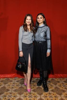 Die DEUTSCHE FILMAKADEMIE lädt zum Nominiertenabend des DEUTSCHEN FILMPREISES 2024 Hannah Herzsprung und Bayan Layla beim Lola Nominiertenabend des Deutschen Filmpreises 2024 in der Bar Brass am 13.04.2024 in Berlin. Copyright: xEventpressxKochanx