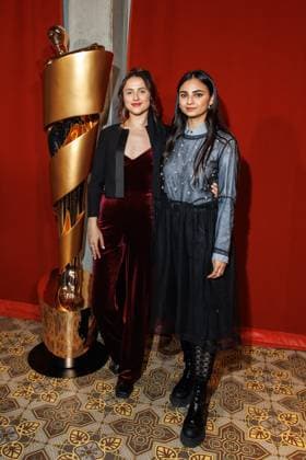 Die DEUTSCHE FILMAKADEMIE lädt zum Nominiertenabend des DEUTSCHEN FILMPREISES 2024 Emina Smajic und Bayan Layla beim Lola Nominiertenabend des Deutschen Filmpreises 2024 in der Bar Brass am 13.04.2024 in Berlin. Copyright: xEventpressxKochanx