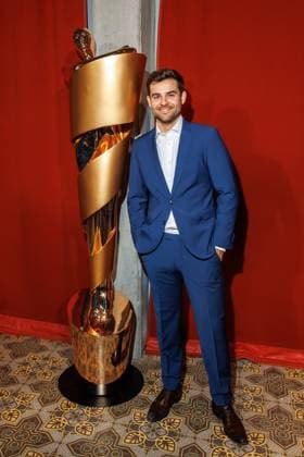 Die DEUTSCHE FILMAKADEMIE lädt zum Nominiertenabend des DEUTSCHEN FILMPREISES 2024 Lucas Reiber beim Lola Nominiertenabend des Deutschen Filmpreises 2024 in der Bar Brass am 13.04.2024 in Berlin. Copyright: xEventpressxKochanx