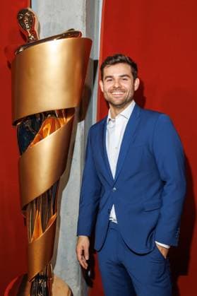 Die DEUTSCHE FILMAKADEMIE lädt zum Nominiertenabend des DEUTSCHEN FILMPREISES 2024 Lucas Reiber beim Lola Nominiertenabend des Deutschen Filmpreises 2024 in der Bar Brass am 13.04.2024 in Berlin. Copyright: xEventpressxKochanx