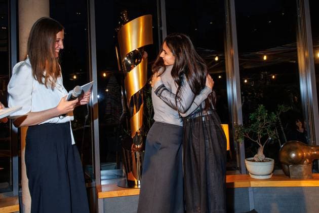 Die DEUTSCHE FILMAKADEMIE lädt zum Nominiertenabend des DEUTSCHEN FILMPREISES 2024 Alexandra Maria Lara, Hannah Herzsprung und Bayan Layla beim Lola Nominiertenabend des Deutschen Filmpreises 2024 in der Bar Brass am 13.04.2024 in Berlin. Copyright: xEventpressxKochanx