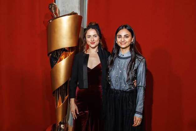 Die DEUTSCHE FILMAKADEMIE lädt zum Nominiertenabend des DEUTSCHEN FILMPREISES 2024 Emina Smajic und Bayan Layla beim Lola Nominiertenabend des Deutschen Filmpreises 2024 in der Bar Brass am 13.04.2024 in Berlin. Copyright: xEventpressxKochanx