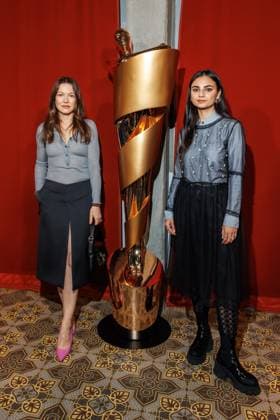 Die DEUTSCHE FILMAKADEMIE lädt zum Nominiertenabend des DEUTSCHEN FILMPREISES 2024 Hannah Herzsprung und Bayan Layla beim Lola Nominiertenabend des Deutschen Filmpreises 2024 in der Bar Brass am 13.04.2024 in Berlin. Copyright: xEventpressxKochanx