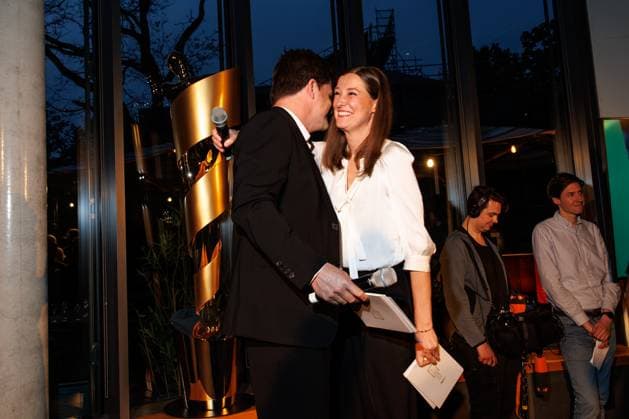 Die DEUTSCHE FILMAKADEMIE lädt zum Nominiertenabend des DEUTSCHEN FILMPREISES 2024 Benjamin Herrmann und Alexandra Maria Lara beim Lola Nominiertenabend des Deutschen Filmpreises 2024 in der Bar Brass am 13.04.2024 in Berlin. Copyright: xEventpressxKochanx
