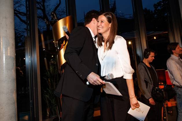 Die DEUTSCHE FILMAKADEMIE lädt zum Nominiertenabend des DEUTSCHEN FILMPREISES 2024 Benjamin Herrmann und Alexandra Maria Lara beim Lola Nominiertenabend des Deutschen Filmpreises 2024 in der Bar Brass am 13.04.2024 in Berlin. Copyright: xEventpressxKochanx
