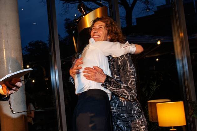 Die DEUTSCHE FILMAKADEMIE lädt zum Nominiertenabend des DEUTSCHEN FILMPREISES 2024 Alexandra Maria Lara und Adele Neuhauser beim Lola Nominiertenabend des Deutschen Filmpreises 2024 in der Bar Brass am 13.04.2024 in Berlin. Copyright: xEventpressxKochanx