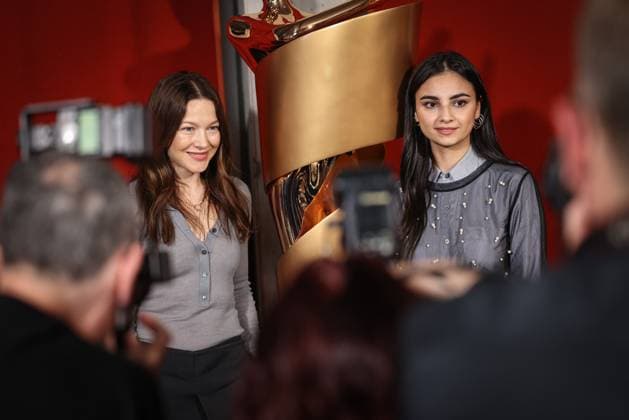 Die DEUTSCHE FILMAKADEMIE lädt zum Nominiertenabend des DEUTSCHEN FILMPREISES 2024 Hannah Herzsprung und Bayan Layla Die DEUTSCHE FILMAKADEMIE lädt zum Nominiertenabend des DEUTSCHEN FILMPREISES 2024 in die BAR BRASS in Berlin Copyright: xEventpressxFuhrx