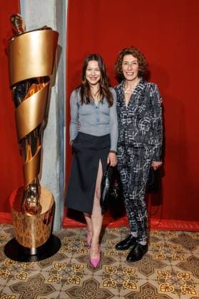 Die DEUTSCHE FILMAKADEMIE lädt zum Nominiertenabend des DEUTSCHEN FILMPREISES 2024 Hannah Herzsprung und Adele Neuhauser beim Lola Nominiertenabend des Deutschen Filmpreises 2024 in der Bar Brass am 13.04.2024 in Berlin. Copyright: xEventpressxKochanx
