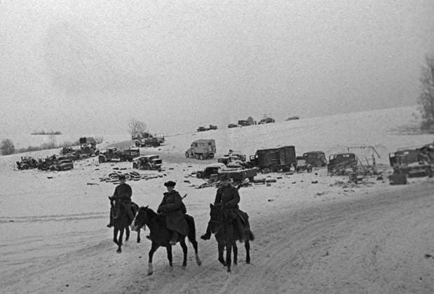 Great Patriotic War, 1941-1945 8662602 05.12.1941 Great Patriotic War of 1941-1945, The defeat of German troops by the Soviet army near Moscow. Shagin Moscow region Russia  Copyright: xShaginx