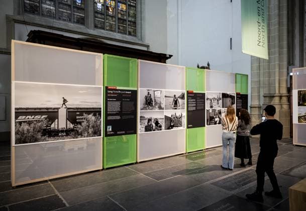 AMSTERDAM - Photo series Two walls by Alejandro Cegarra is long-term project of the year during the announcement of the winners of the World Press Photo in the Nieuwe Kerk in Amsterdam. It is one of the most prestigious awards for photojournalists. ANP ROBIN VAN LONKHUIJSEN netherlands out - belgium out  Copyright: xx x496309391x originalFilename: 496309391.jpg