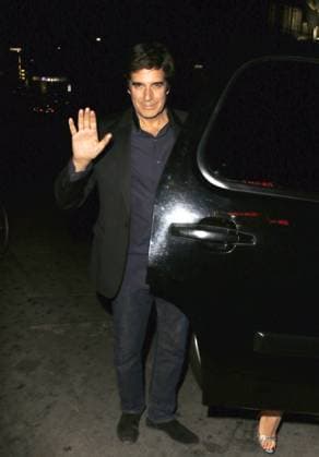 David Copperfield and Chloe Gosselin seen at Chateau Marmont in West Hollywood 147788, David Copperfield and Chloe Gosselin seen at Chateau Marmont in West Hollywood. West Hollywood, California - Sunday February 07, 2016.,  Copyright: xMHD,xPacificCoastNewsx xAvalonx 0532150694