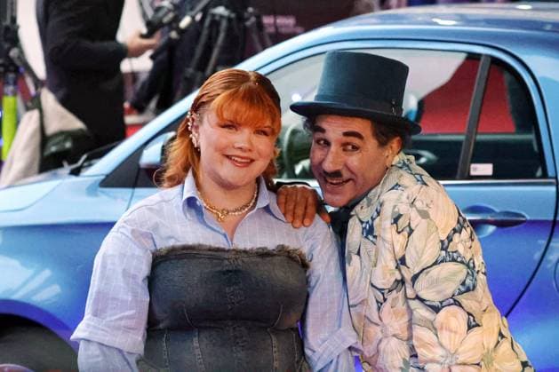 Rust, Deutschland 19. April 2024: Verleihung des Radio Regenbogen Award - 2024 Im Bild: LOI mit Europapark Clown Charly Europa Park Baden Württemberg Copyright: xFotostandx xHettichx