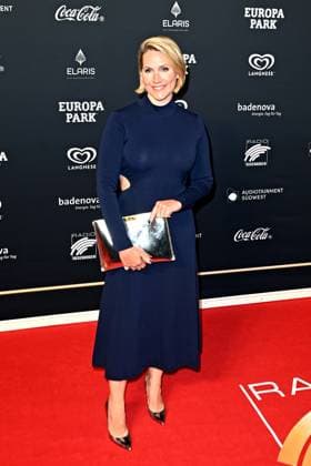 RADIO REGENBOGEN AWARD 2024. Judith Rakers anläßlich der Verleihung des Medienpreises aus Baden-Württemberg Radio Regenbogen Award am 19.04.2024 im Europapark Rust. 20240419MWI127564