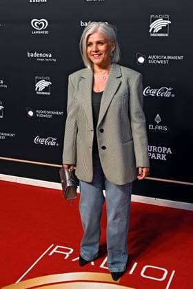 RADIO REGENBOGEN AWARD 2024. Birgit Schrowange anläßlich der Verleihung des Medienpreises aus Baden-Württemberg Radio Regenbogen Award am 19.04.2024 im Europapark Rust. 20240419MWI127668