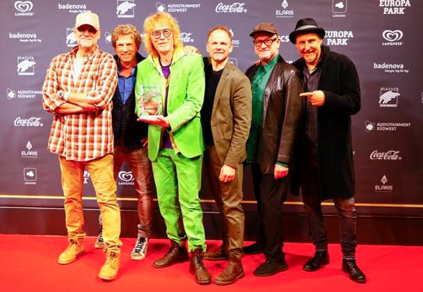 Rust, Germany - April 19, 2024: The 24th Radio Regenbogen Award at Europa-Park with Band Fury in the Slaughterhouse, Winner Lifetime 2023 24th Radio Regenbogen Award at Europa-Park