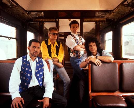 QUEEN FREDDIE MERCURY, BRIAN MAY, JOHN DEACON AND ROGER TAYLOR OF QUEEN. ,  Copyright: xSimonxFowlerx xAvalonx 0546446400