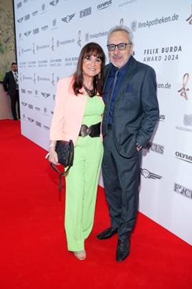 Wolfgang Stumph mit seiner Ehefrau Christine beim Felix Burda Award am 21.04.2024 in Berlin Felix Burda Award 2024 in Berlin