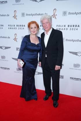 Juergen Prochnow und seine Ehefrau Verena Wengler beim Felix Burda Award am 21.04.2024 in Berlin Felix Burda Award 2024 in Berlin
