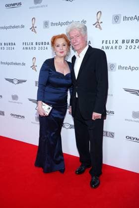 Juergen Prochnow und seine Ehefrau Verena Wengler beim Felix Burda Award am 21.04.2024 in Berlin Felix Burda Award 2024 in Berlin