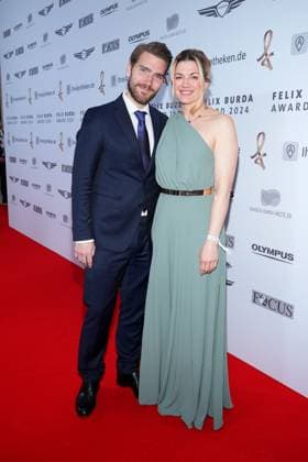 Benjamin Baarz und Nina Bott beim Felix Burda Award am 21.04.2024 in Berlin Felix Burda Award 2024 in Berlin
