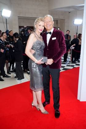 Grit Weiss und Jo Groebel beim Felix Burda Award am 21.04.2024 in Berlin Felix Burda Award 2024 in Berlin