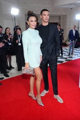 Verona Pooth und ihr Sohn Diego beim Felix Burda Award am 21.04.2024 in Berlin Felix Burda Award 2024 in Berlin