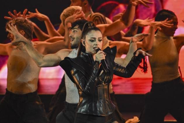 Entertainment Themen der Woche KW16 Entertainment Bilder des Tages Italian singer Music Concert - Annalisa - TUTTI NEL VORTICE - PALAAPORT - Tour Annalisa during the concert Tutti Nel Vortice Palasport Tour at the Palazzo dello Sport on 21 April, 2024 in Rome, Italy. Rome Palazzo dello Sport Italy Copyright: xDomenicoxCippitellix xLiveMediax LPM_1324137