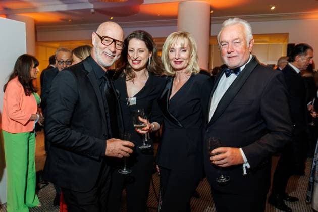 Gala - Felix Burda Award Simon Licht, Tina Rottensteiner, Annette Marberth-Kubick und Wolfgang Kubicki bei der Felix Burda Award Gala im Hotel Adlon Kempinskil am 21.04.2024 in Berlin. Copyright: xEventpressxKochanx