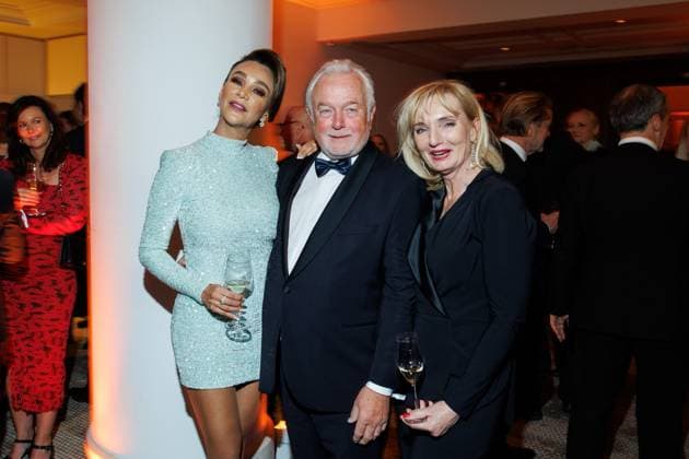 Gala - Felix Burda Award Verona Pooth, Wolfgang Kubicki und Annette Marberth-Kubick bei der Felix Burda Award Gala im Hotel Adlon Kempinskil am 21.04.2024 in Berlin. Copyright: xEventpressxKochanx