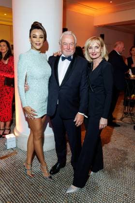 Gala - Felix Burda Award Verona Pooth, Wolfgang Kubicki und Annette Marberth-Kubick bei der Felix Burda Award Gala im Hotel Adlon Kempinskil am 21.04.2024 in Berlin. Copyright: xEventpressxKochanx