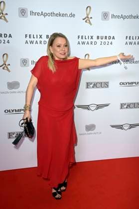 Nova Meierhenrich bei der 19. Verleihung des Felix Burda Award 2024 im Hotel Adlon Kempinski. Berlin, 21.04.2024