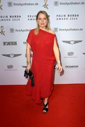 Nova Meierhenrich bei der 19. Verleihung des Felix Burda Award 2024 im Hotel Adlon Kempinski. Berlin, 21.04.2024