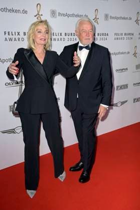 Wolfgang Kubicki mit Ehefrau Annette Marberth-Kubicki bei der 19. Verleihung des Felix Burda Award 2024 im Hotel Adlon Kempinski. Berlin, 21.04.2024