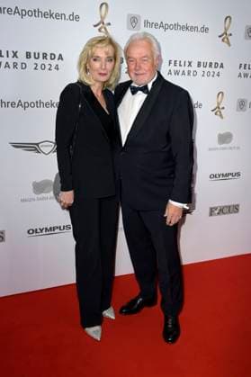 Wolfgang Kubicki mit Ehefrau Annette Marberth-Kubicki bei der 19. Verleihung des Felix Burda Award 2024 im Hotel Adlon Kempinski. Berlin, 21.04.2024