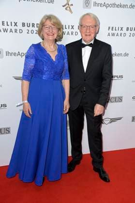 Heidrun Thaiss und Heinz Spengler bei der 19. Verleihung des Felix Burda Award 2024 im Hotel Adlon Kempinski. Berlin, 21.04.2024