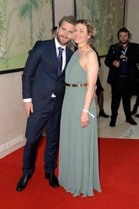 Nina Bott mit Partner Benjamin Baarz bei der 19. Verleihung des Felix Burda Award 2024 im Hotel Adlon Kempinski. Berlin, 21.04.2024
