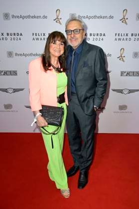 Wolfgang Stumph mit Ehefrau Christine Stumph bei der 19. Verleihung des Felix Burda Award 2024 im Hotel Adlon Kempinski. Berlin, 21.04.2024