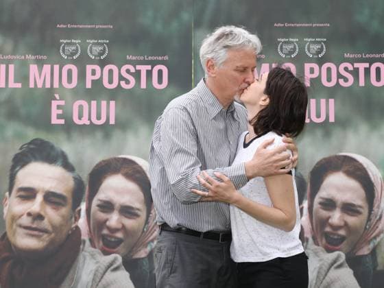 Entertainment Themen der Woche KW17 Entertainment Bilder des Tages Rome, Casa del Cinema, photocall film My place is here . In the photo: the directors Cristiano Bortone and Daniela Porto  Copyright: xMarcoxProvvisionatox xipa-agencyx xMarcoxProvvisionatox IPA_Agency_IPA45384638